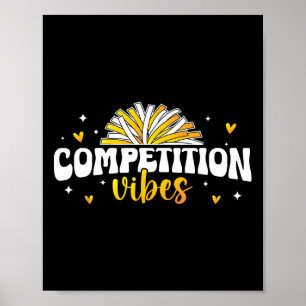 Cheerleading Competitiedag Voor Cheer Fans Uni-ad Poster