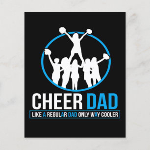 Cheerleading Dad Cheerlead Cute Des Flyer