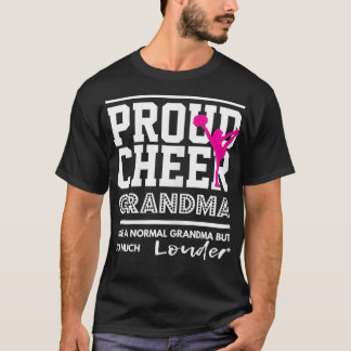 Cheerleading Design Proud Cheer Grandma T-shirt