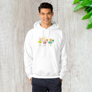 Cheerleading Dierentrio Pig Bunny en Kat Hoodie