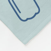 Cheerleading Doodle Cheer Team Senior Night Fleece Deken (Hoek)