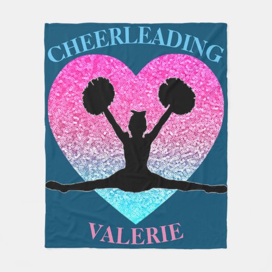 Cheerleading Fleece Blanket (Voorkant)