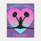 Cheerleading Fleece Blanket Deken (Voorkant)