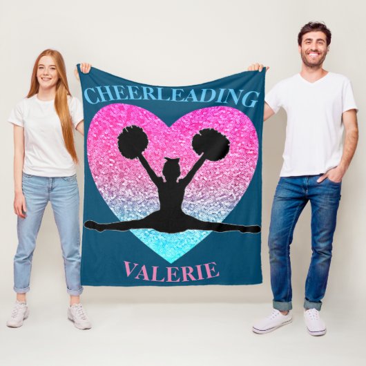 Cheerleading Fleece Blanket Deken (In situ)