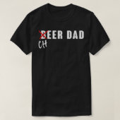 Cheerleading Funny Beer Cheer Dad T-shirt (Design voorkant)