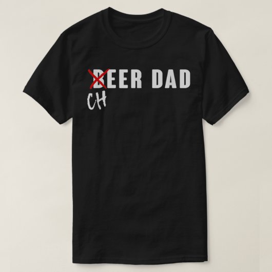 Cheerleading Funny Beer Cheer Dad T-shirt (Design voorkant)