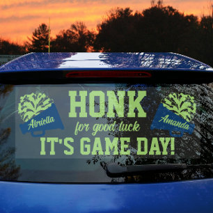 Cheerleading Game Day Raamsticker