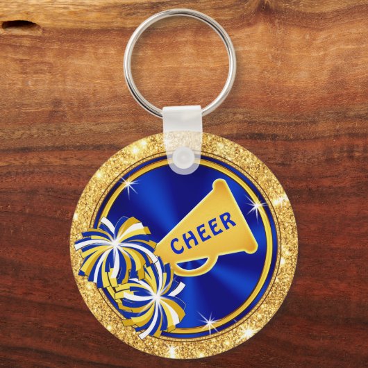 Cheerleading Gift Ideas CHEAP, 2 Sided, Kop Sleutelhanger (Achterkant)
