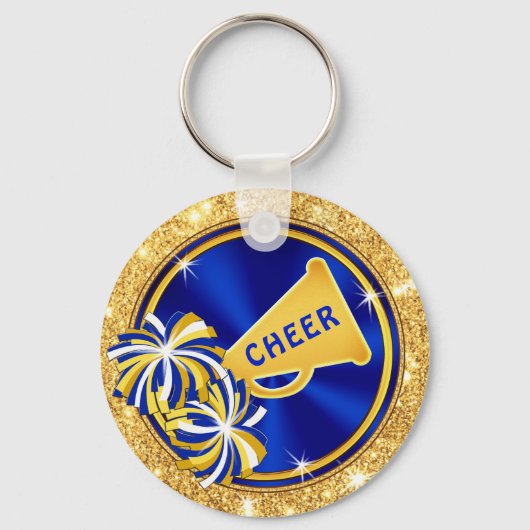 Cheerleading Gift Ideas CHEAP, 2 Sided, Kop Sleutelhanger (Achterkant)