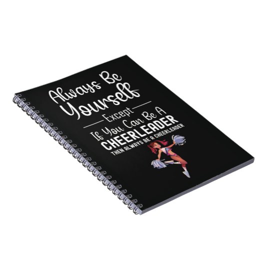 Cheerleading Gifts For Team Cheerleader Sports Notitieboek (Rechterzijde)
