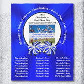 Cheerleading Gifts voor Senioren, Cheer Coach Gift Fleece Deken