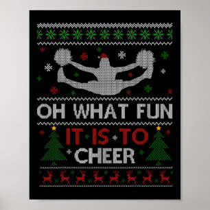 Cheerleading Grappig Oh Wat Is Het Leuk Om Lelijk Poster