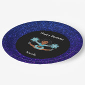 Cheerleading "Happy Birthday" Sparkle Paper Bord (Gekanteld)