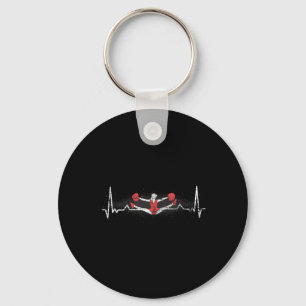 Cheerleading Hartslag Cheer Meisje Juichen Cheerle Sleutelhanger