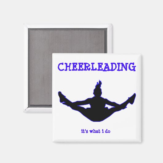 Cheerleading: het is wat ik doe toe-touch sleutelh magneet (Voorkant / Achterkant)