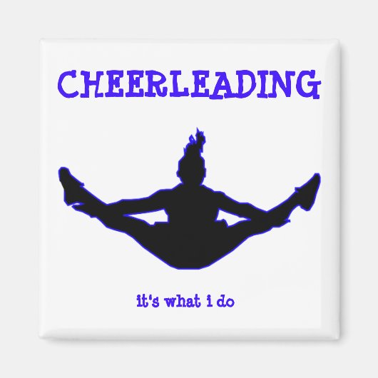 Cheerleading: het is wat ik doe toe-touch sleutelh magneet (Voorkant)