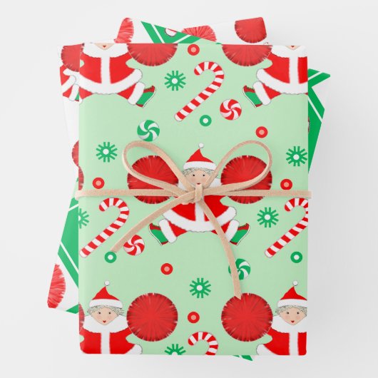 Cheerleading Holiday Gift Inpakpapier Vel (In situ)