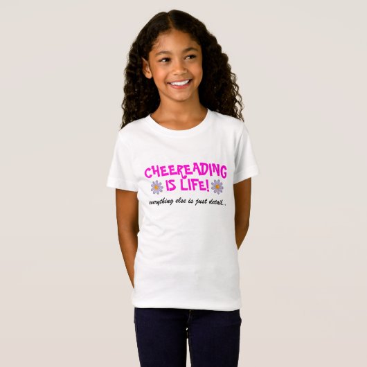 cheerleading is het leven ! Alles... T-shirt (Voorkant volledig)