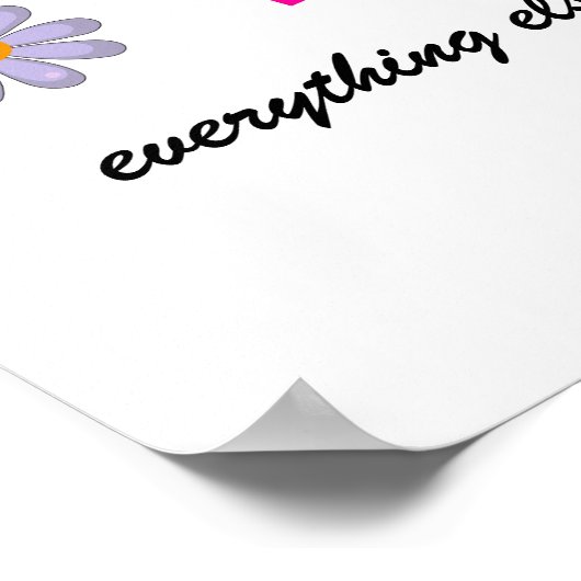 cheerleading is life - poster (Hoek)