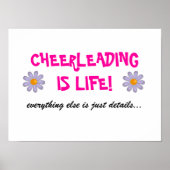 cheerleading is life - poster (Voorkant)