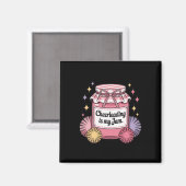 Cheerleading Is Mijn Ding Vintage Pot Magneet (Voorkant / Achterkant)