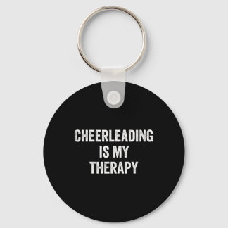 Cheerleading Is Mijn Therapie Grappige Zin Cheerle Sleutelhanger