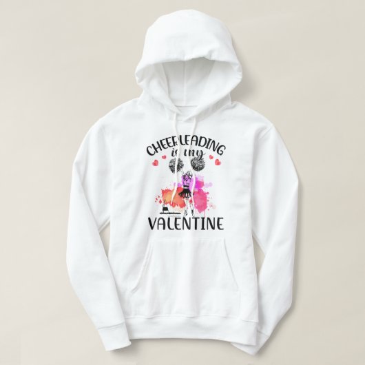 Cheerleading is mijn valentine TTA Hoodie (Design voorkant)