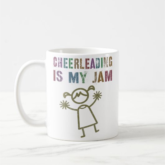 Cheerleading Is My Jam Cheerleading Team Koffiemok (Links)