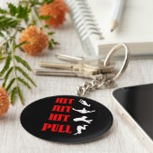 Cheerleading Jump Combo Sleutelhanger (Zijkant)