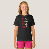 Cheerleading Jump Combo t shirt voor kinderen (Voorkant volledig)