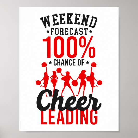 Cheerleading Kheer Weekend prognose 100% kans op Poster (Voorkant)