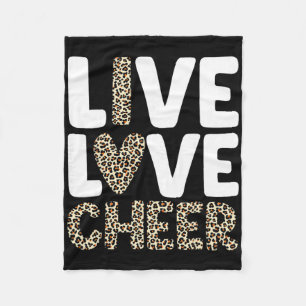 Cheerleading Kunst voor vrouwen Meisjes Cheer Squa Fleece Deken