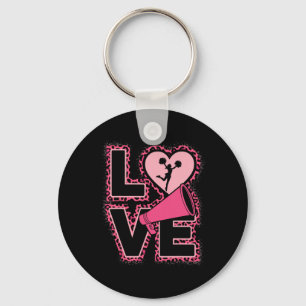 Cheerleading leuk cheerleader sleutelhanger