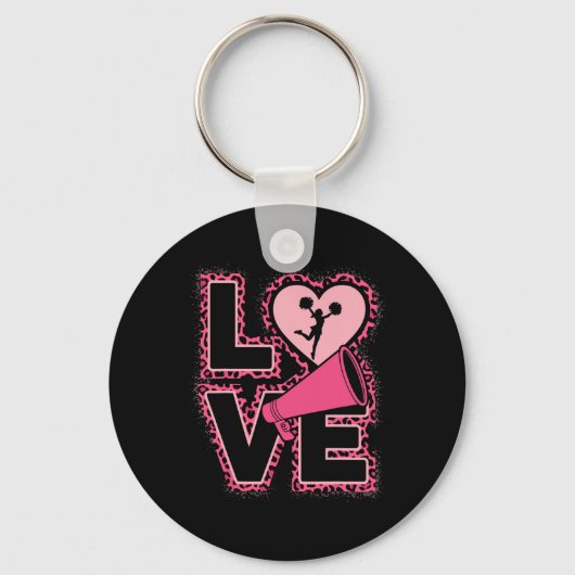 Cheerleading leuk cheerleader sleutelhanger (Voorkant)
