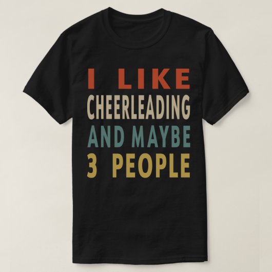 Cheerleading Lover Funny Gift Idee dat ik van Chee T-shirt (Design voorkant)