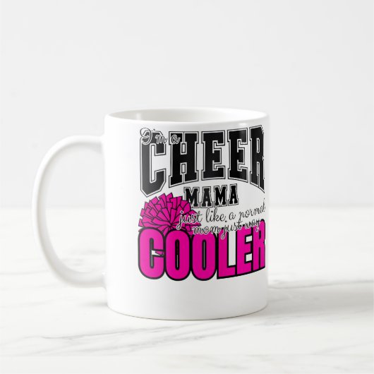 Cheerleading Moeder Cheerleader Cheer Moeder Koffiemok (Links)