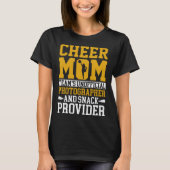 Cheerleading Moeder Onofficiële Fotograaf Snack Pr T-shirt (Voorkant)