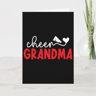 Cheerleading Oma voor Moederdag Cheer Oma Kaart