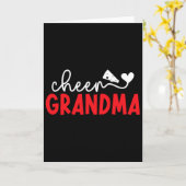 Cheerleading Oma voor Moederdag Cheer Oma Kaart (Gele Bloem)