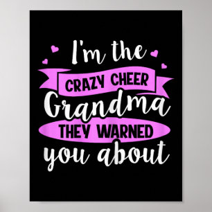 Cheerleading ontwerp voor een cheer-oma _2 poster
