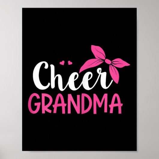 Cheerleading ontwerp voor een cheer-oma poster (Voorkant)