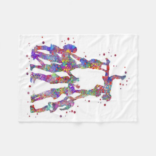 Cheerleading Owner Gift | Cute Birthday Fleece Deken (Voorkant (Horizontaal))