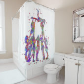 Cheerleading Owner Gift | Kute, unieke verjaardag Douchegordijn (In situ)