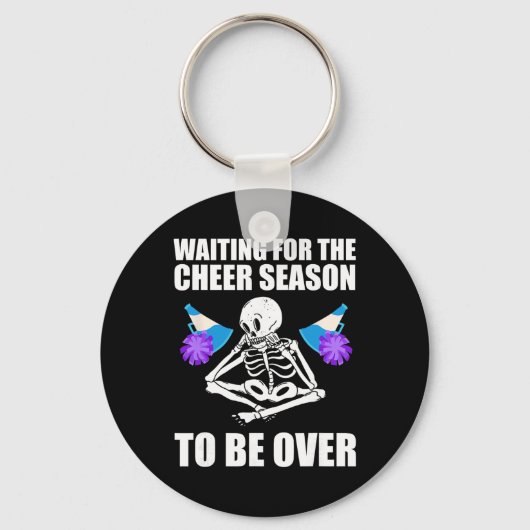 Cheerleading Papa Funny Cheer Vader Sleutelhanger (Voorkant)