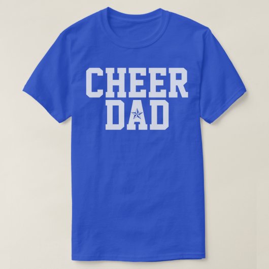 Cheerleading papa Team T-shirt (Design voorkant)
