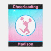 Cheerleading Pastel Fleece Blanket (Voorkant)