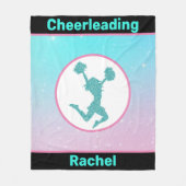 Cheerleading Pastel Fleece Blanket Deken (Voorkant)
