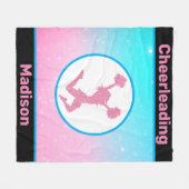 Cheerleading Pastel Fleece Blanket Deken (Voorkant (Horizontaal))