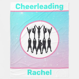 Cheerleading Pastel Fleece Deken