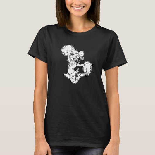 Cheerleading Pom Pom - Cheercaptain Cheerleader Pr T-shirt (Voorkant)